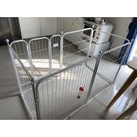 ราคา คอกกั้นสัตว์เลี้ยง กรงสัตว์เลี้ยง กรงสุนัข กรงแมว ถอดประกอบได้ ขนาด 70x140x85cm สีขาว มือสอง (15048880872)