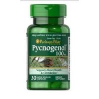 ราคา puritan pycnogenol 100mg.30 capsules สารสกัดจากเปลือกสนฝรั่งเศส ช่วยลดกระ,ลดฝ้าช่วยผิวขาวใส (1569303162)