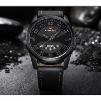 ราคา เก็บเงินปลายทาง นาฬิกาข้อมือผู้ชาย NAVIFORCE สายหนัง รุ่น NF9124-BGYB ของแท้กันน้ำ 30 เมตรสินค้ารับประกัน 1 ปี (775521531)