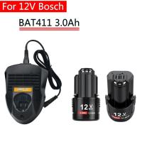 ราคา Bosch-Batería de repuesto de 12V, 3000mAh, BAT411, para Bosch BAT412A, BAT413A, D-70745GOP, 2607336013, 2607336014, PS20 (22655275158)