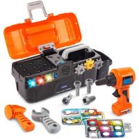 ราคา (พร้อมส่ง) VTech Drill and Learn Toolbox Amazon Exclusive , Orange (10325241018)