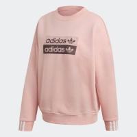 ราคา adidas สเวตเตอร์สีชมพู oversize (20465180793)