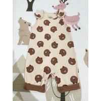 ราคา babylovett & Linefriends รอมลายหมีบราวน์ size 12-18 (19243607493)