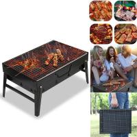ราคา Portable Grill Charcoal เตาปิ้งย่าง เตาปิ้งย่างพกพา เตาบาร์บีคิว เตาย่าง เตาบาร์บีคิว พับได้ น้ำหนักเบา เตาย่างบาร์บิคิว (1970899359)
