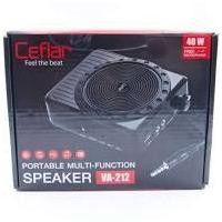 ราคา Ceflar ชุดลำโพงขยายเสียงแบบพกพา รุ่น VA-212 (4338951672)