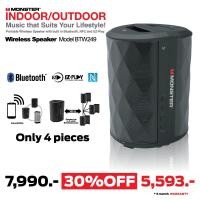 ราคา Monster ลำโพงบลูทูธ รุ่น BTW249 Speaker - Black (69377788)