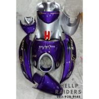 ราคา ชุดสี เฟรม ฟีโน่ Yamaha fino เก่า รุ่น คาบู เกย์เดียว 10ชิ้น เกย์แยก 9 ชิ้น รถปี 2007-2011 สีม่วงไส้บอร์นPS (13527635491)