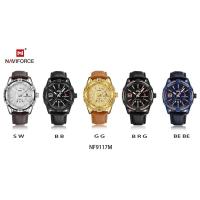 ราคา นาฬิกาข้อมือชายnaviforce watch แท้ของแท้ รุ่น NF9117 สายหนัง มีไห้เลือก 5 สี รับประกัน 1 ปี จัดส่งด่วน ด่วน (7804556508)