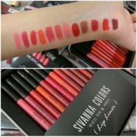 ราคา ลิปดินสอ sivanna 12 สีพร้อมกล่องเหล็ก (61249950)