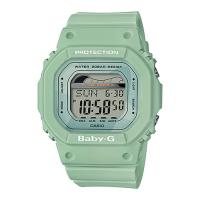 ราคา Casio Baby-G นาฬิกาข้อมือผู้หญิง สายเรซิ่น รุ่น BLX-560-3 - สีเขียว (1469772975)