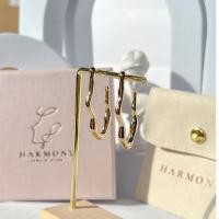 ราคา ต่างหูสายฝอ+มินิมอล สีทอง (23385658939)