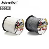 ราคา Ashconfish สาย PE ถัก8 เส้น ยาว 500เมตร Dyneema สาย PE X8 สายเบ็ดตกปลา สีขาว สีเทา (2588700020)