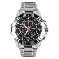 ราคา Seiko Lord Chronograph Men Watch Black Stainless Strap SNDD73P1 (340017394)