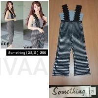 ราคา จั้มสูท งานป้าย Something (xs,s) งานน่ารัก ทรงสวย so cute จ้า (6848235241)