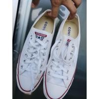 ราคา รองเท้าผ้าใบ converse สีขาวมือสองของแท้ (23969789399)
