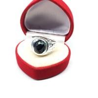 ราคา แหวนเงินแท้หัวนิลแท้หน้าแหวนขนาด1.6cm. ขนาด 60,62 (1942168420)