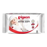 ราคา Pigeon พีเจ้น เบบี้ไวพส์ สูตรคาโมมายล์ ขนาด 82 ชิ้น (10519152741)