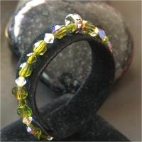 ราคา สร้อยข้อมือคริสตัลสวารอฟสกี้ สีเขียว (2033591853)