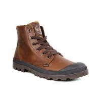 ราคา PALLADIUM PAMPA HI LEATHER SUNRISE CHOCOLATE 10 US (19471317184)