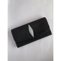 ราคา กระเป๋าสตางค์ หนังปลากระเบนใบยาว ขนาด 7.5”x3.5” (14847588779)