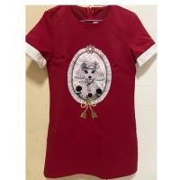 ราคา OneOne เดรสสั้น สีแดง งานป้าย (3439590365)