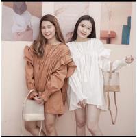 ราคา (ส่งต่อ) hof store dress (สีส้มอิฐ Brick) ของแท้100% (10411363415)