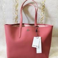 ราคา กระเป๋า​ Lacoste Classic สีแดงกุหลาบ (6436320660)