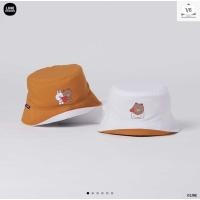 ราคา New! หมวกปีกรอบ line friends น้ำตาล-ขาว (12275516996)