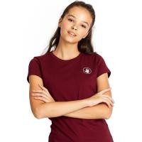 ราคา BODY GLOVE Sport Casual Cotton Women Crew Neck TEE คอกลมสีแดงเข้ม Maroon (4218556106)