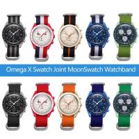 ราคา สายนาฬิกาข้อมือไนล่อน ผ้าแคนวาส สําหรับ MoonSwatch 20 มม. 22 มม. Seiko DW (23170121588)