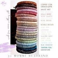 ราคา พร้อมส่ง！！ ที่คาดผมผ้าไหมมัลเบอร์รี่ Atliz mulberry silk skinny vintage headband 22momme & 30momme (12811617037)