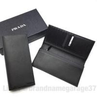 ราคา New Prada long wallet men (2324147392)