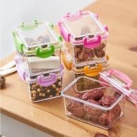 ราคา กล่องใสเก็บอาหาร กล่องพลาสติกใสเก็บของใช้ กล่องพลาสติกใสเอนกประสงค์ ขนาดความจุ 300ML ขนาด 117x83x63mm (22671312451)