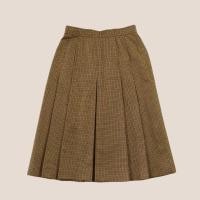 ราคา กระโปรง​สีน้ำตาลลายชิโนริ​ จีบรอบ​ สวยมาก​ มีซับใน​ ซิบข้าง​ แบรนด์​ Bobbie Brooks ใหม่ (11360260884)