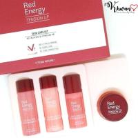 ราคา เซ็ทฟื้นบำรุงผิวเด็กอีกครั้ง Etude House Red Energy Tension up Skin Care Kit 4pcs. (1729083563)