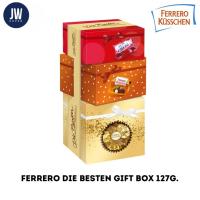 ราคา Ferrero Rocher Gift Box เฟอร์เรโร่ ช็อคโกแลตกิฟท์ บอกซ์ (มี 3 แบรนด์/ชุด) ขนาด 127 กรัม(g.)BBE:20/04/2024 (22788410647)