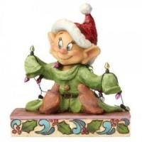 ราคา JIM SHORE DISNEY TRADITIONS - SNOW WHITE AND THE SEVEN DWARFS DOPEY - LIGHT UP THE HOLIDAYS (7588731302)