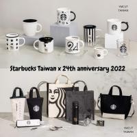 ราคา ✅New‼️Starbucks Taiwan 24th anniversary 2022 แก้วสตาร์บัคส์ไต้หวัน ครบรอบ24ปี แก้วกาแฟ กระเป๋าสตาร์บัค stanley สแตนเลส (16126028260)