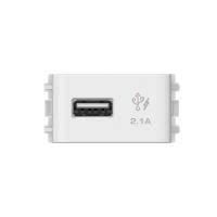 ราคา Chaixing Home เต้ารับเดี่ยว USB 2.1 A SCHNEIDER รุ่น CONCEPT 3031USB_WE กำลัง 2.1 แอมป์ สีขาว (12719262335)
