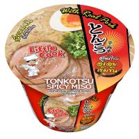 ราคา ลิตเติ้ลกุ๊ก บะหมี่กึ่งสำเร็จรูป รสทงคตซึ สไปซี่มิโซะ ขนาด 150g/Instant Noodle Tonkotsu Spicy Miso Flavour /味噌豚骨麵 (10439729023)