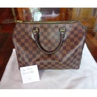 ราคา ❌Sale❌ Louis Vuitton Speedy 30 Damier Ebony MM (436787084)