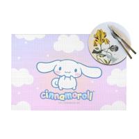 ราคา Sanrio Cinnamoroll แผ่นรองจาน กันลื่น ทนความร้อน เสื่อไวนิล PVC ล้างทําความสะอาดได้ และทนทาน (25201432156)