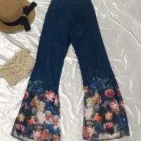 ราคา กางเกง ขายาว ลายดอก ขาบาน (1905311565)