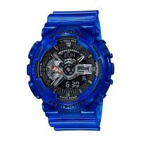 ราคา Casio G-Shock นาฬิกาข้อมือผู้ชาย สายเรซิ่น รุ่น GA-110CR-2A - สีน้ำเงินกึ่งใส (885346451)