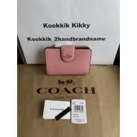 ราคา กระเป๋าสตางค์Coach ใบกลาง ของแท้ สินค้านำเข้าจากอเมริกา (13550434833)