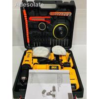 ราคา คุณภาพสูง♛☽Bkk สว่านแบต สว่านไร้สาย 3ระบบ BKK (ฟรีชุดของแถมตามภาพ) ผ้าขนแกะ จานขัด ตีนตุกแก (12504835570)