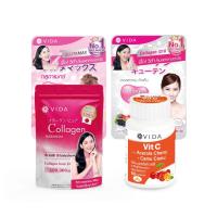 ราคา [Fourth Set] Glutamax 30 Capsules x Vida Collagen 52 Tablets x Vida Collagen Pure 100g.x Vit C From Acerola And CamuCamu (18651802741)