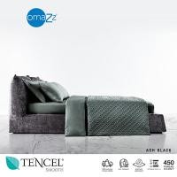 ราคา Omazz ปลอกหมอนหนุนมีปีก (2ชิ้น) Collection Tencel Smooth รหัส Ash Black (12870373005)