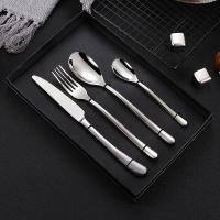 ราคา Cutlery Set ชุดช้อนส้อม4ชิ้น ช้อนเกาหลี ช้อนส้อม ช้อนส้อมเกาหลี ชุดช้อนส้อมสแตนเลส304 ชุดช้อนส้อมมีด (14634894854)