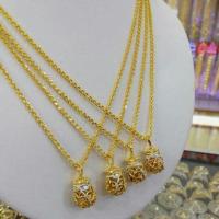 ราคา ถุงทองนพเก้าพร้อมสร้อยคองานชุบเศษทอง3ไมคอน (1248879910)